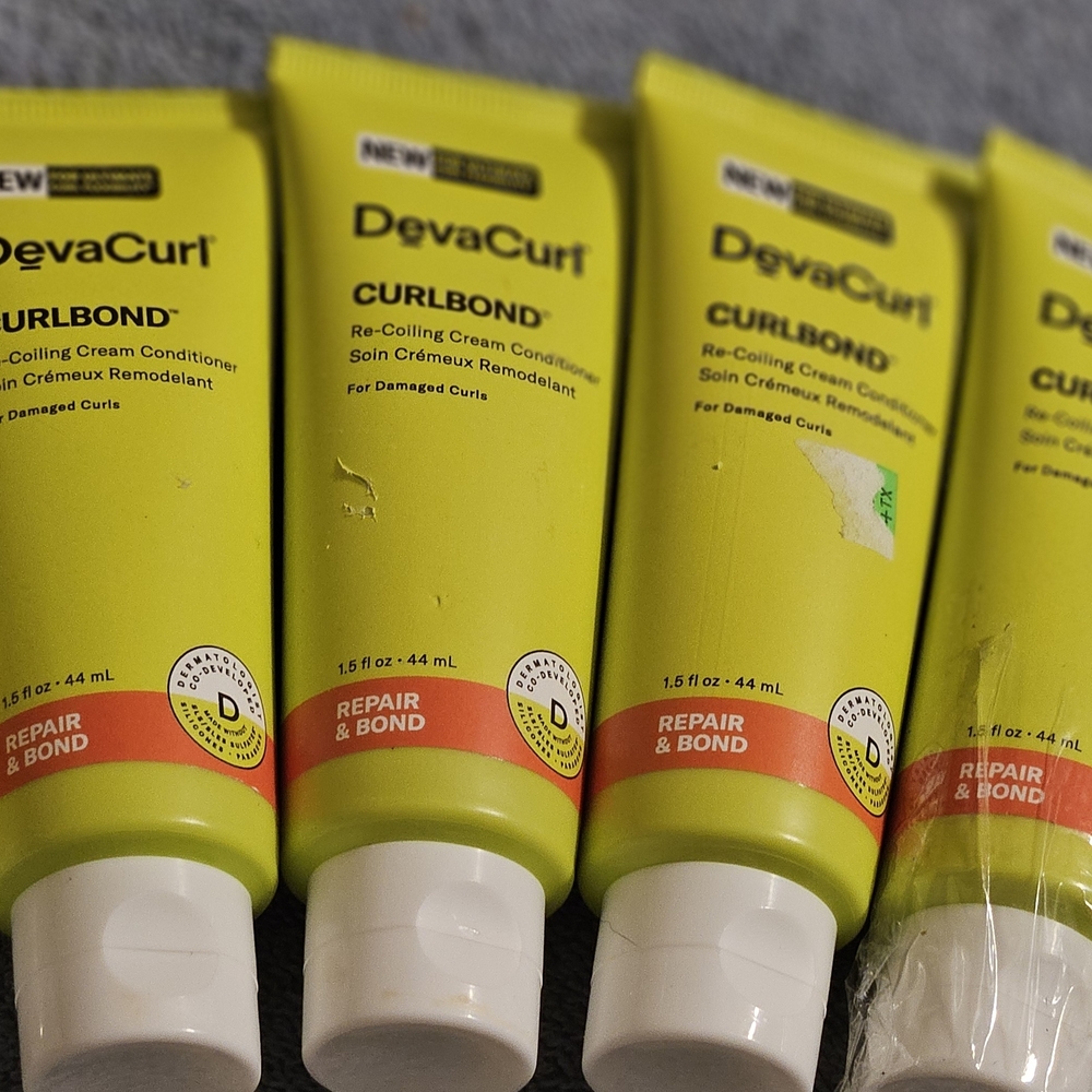 DevaCurl CurlBond Re-Coiling Cream Conditioner - Travel Size 1.5 Fl Oz